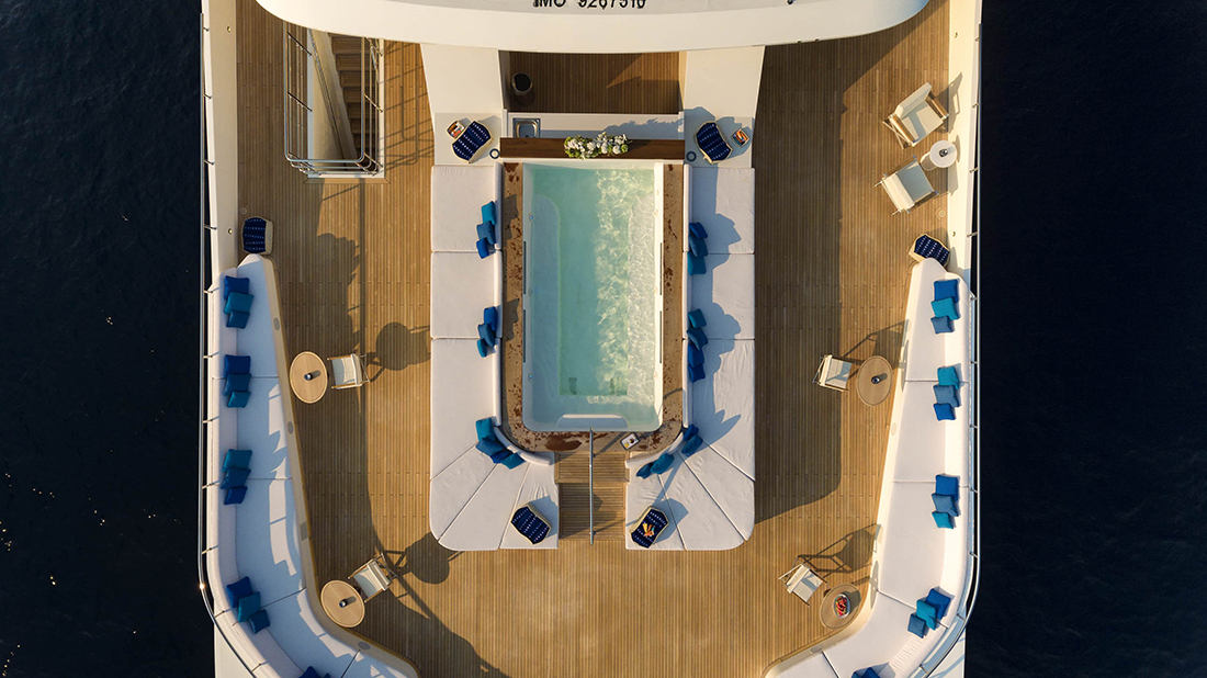 Aerial View Of The Swimming Pool