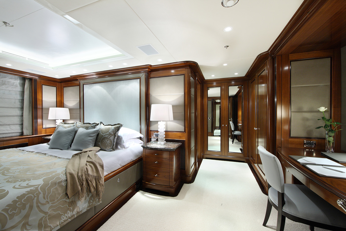 Beautiful Guest Stateroom With Writing Table