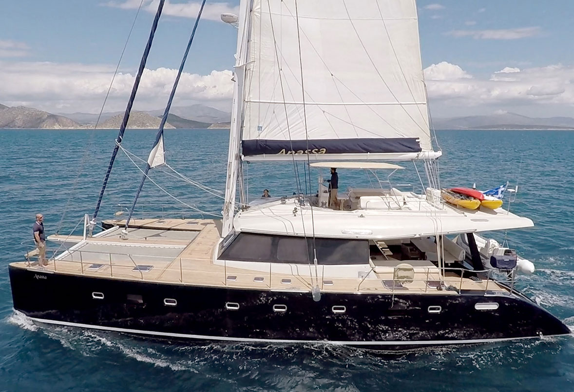 sail catamaran yacht charter