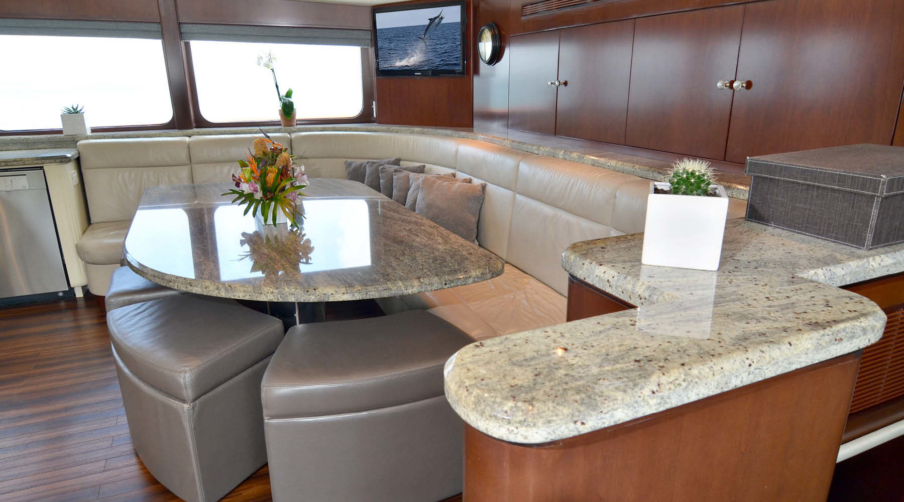 Dining Area Next To The Galley