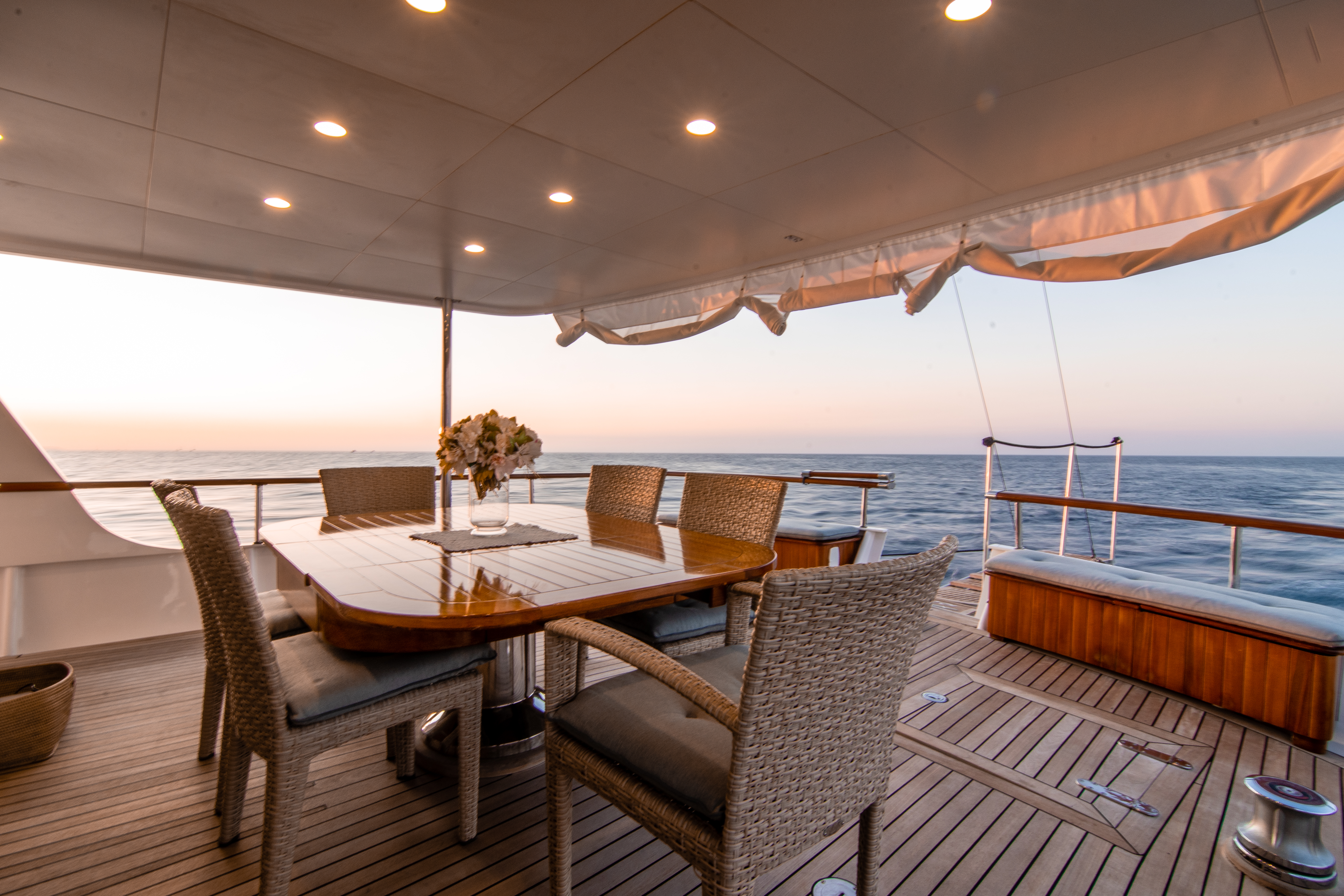 Dining On The Exterior Deck