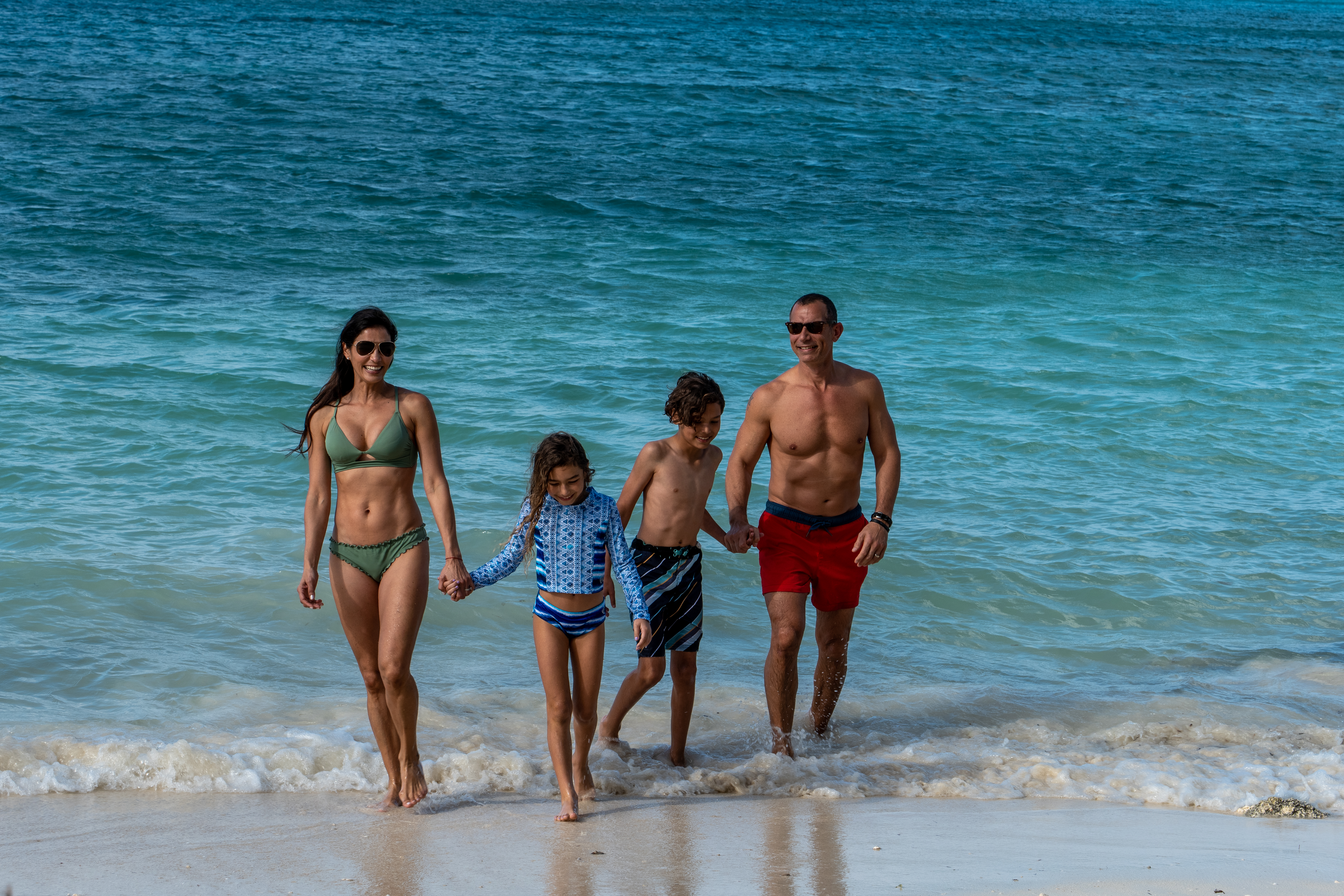 Family On A Beach