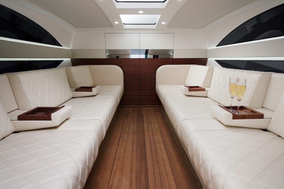 Inside The Limousine Tender For 95m Lurssen Yacht