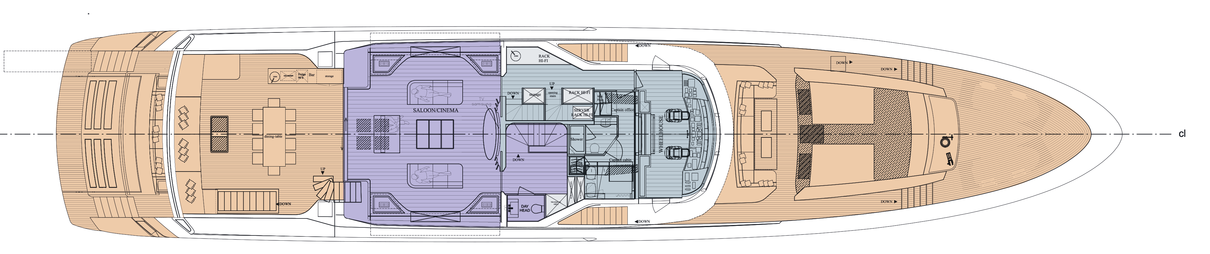 Layout Of The Yacht