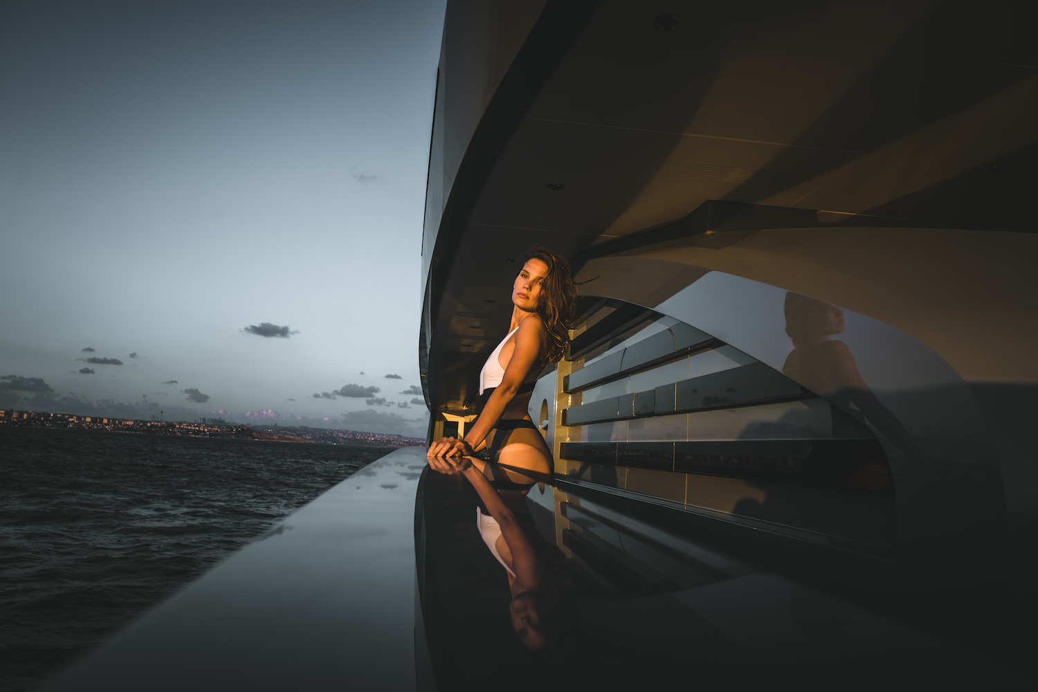 Model On A Yacht