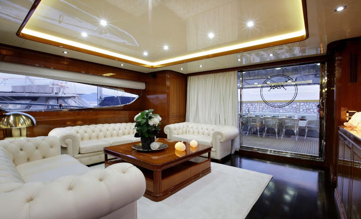 Saloon With Comfortable Sofas
