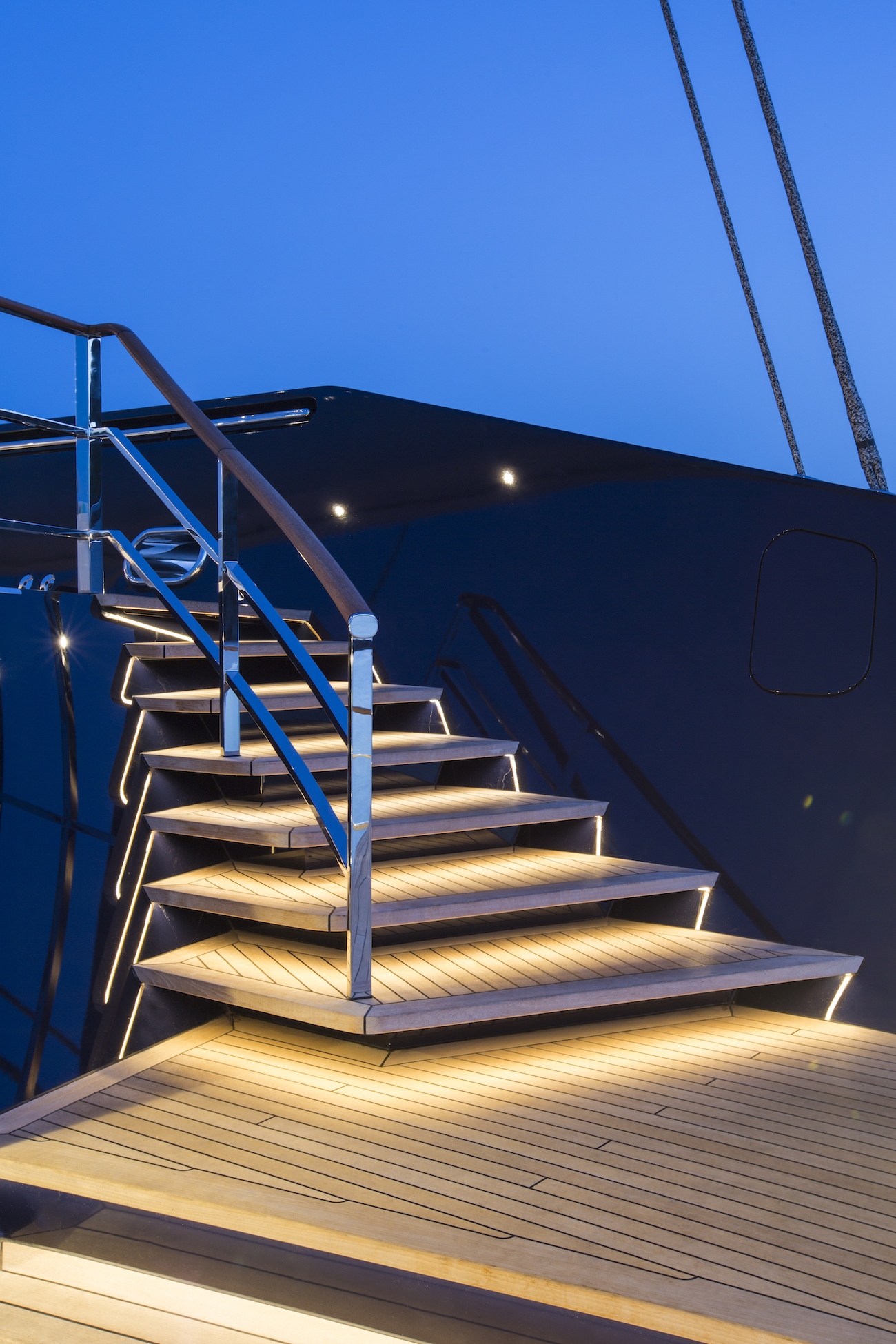 Stairs By Night