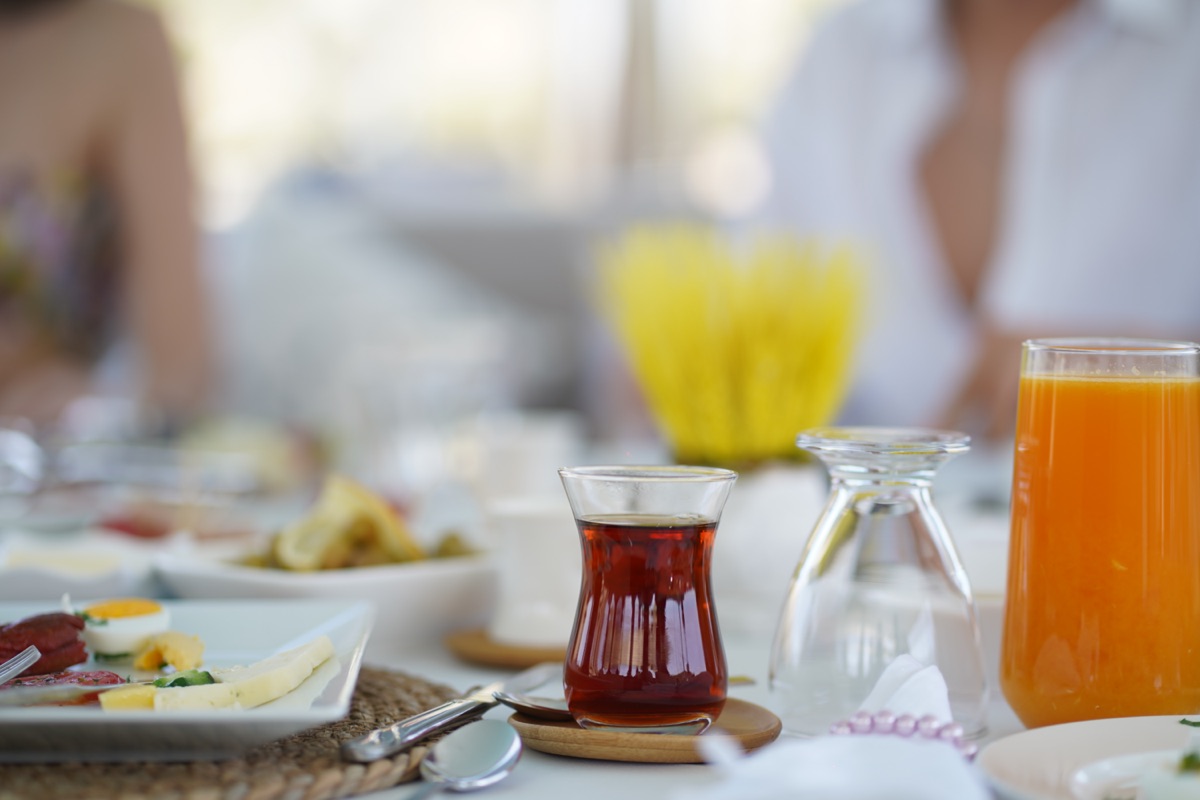 Turkish Tea At Breakfast Prenses Esila Gulet