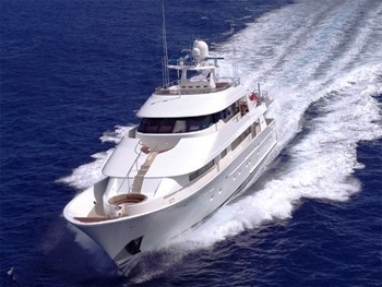 Forward Aspect: Yacht ARMS REACH's Cruising Pictured