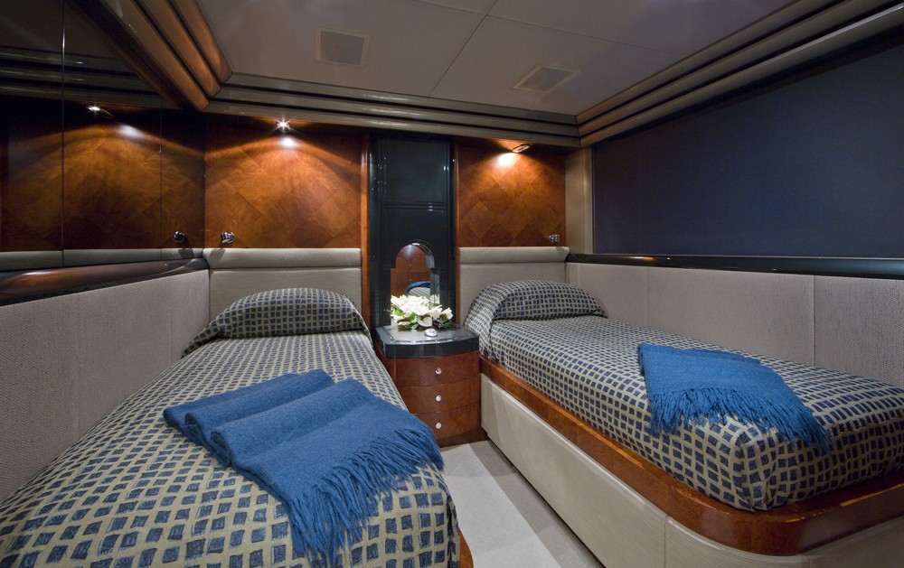 Twin Bed Cabin Aboard Yacht SILVER DREAM