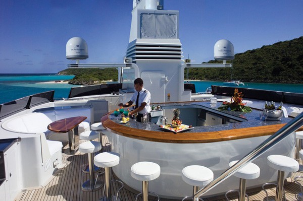 External Drinks Bar Aboard Yacht FAM