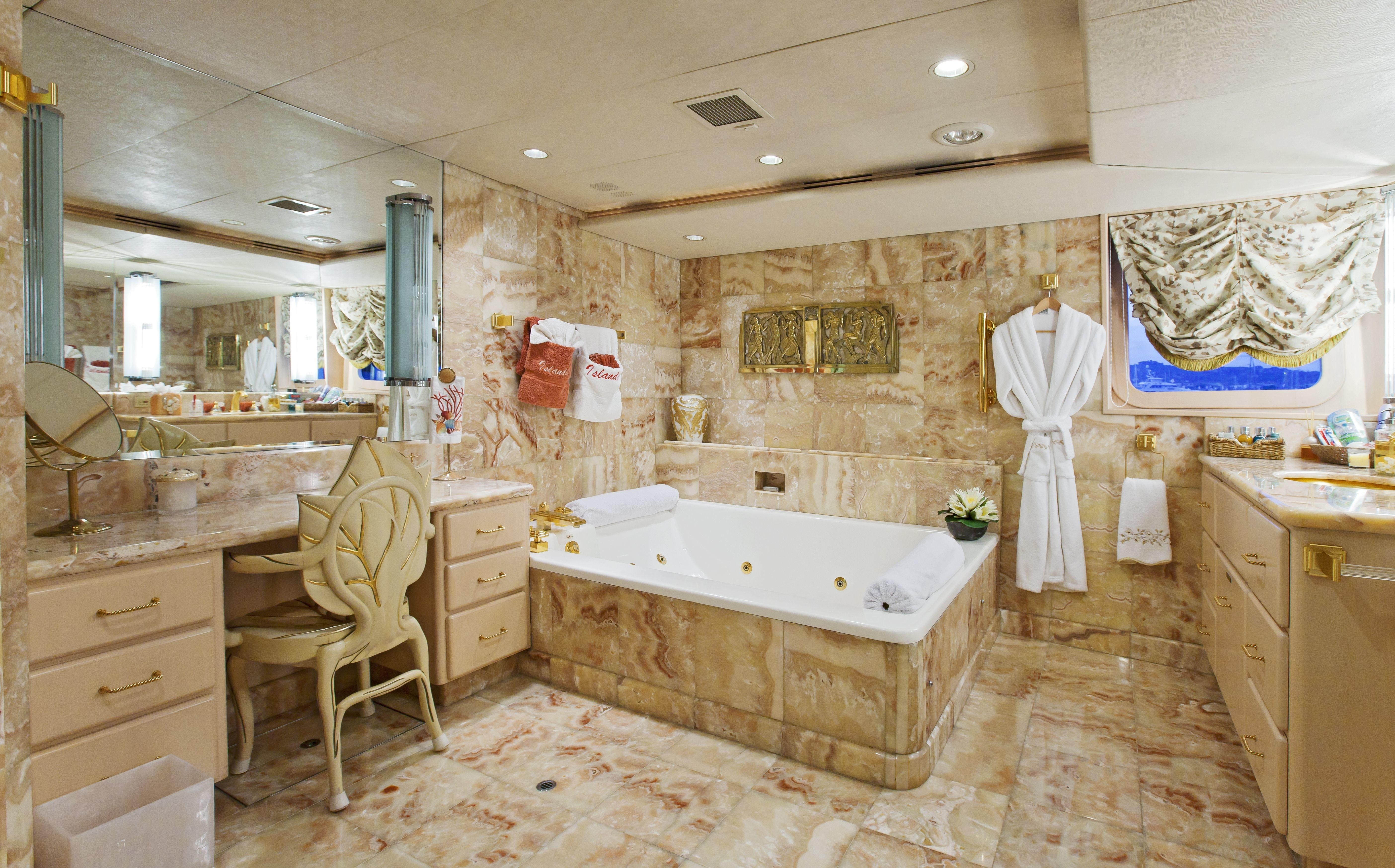 Main Master Bathroom On Board Yacht FAM