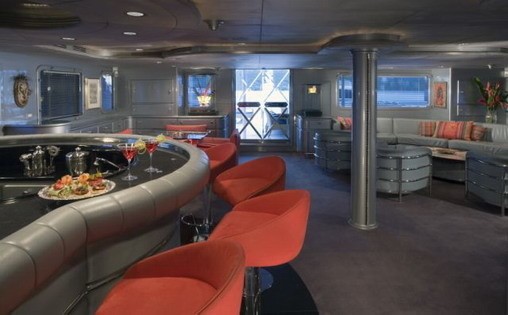 Inside Drinks Bar On Yacht FAM