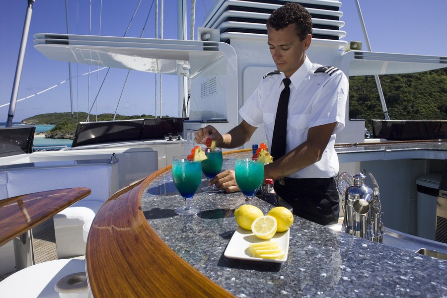 Cocktail Drinks On Yacht FAM
