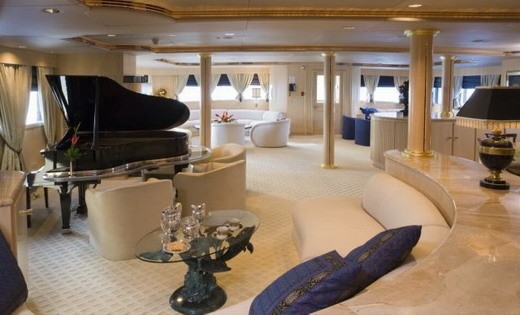 Sitting With Music Piano On Board Yacht FAM