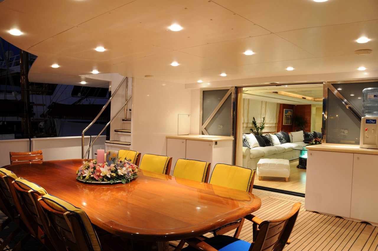 External Furniture On Yacht AMZ