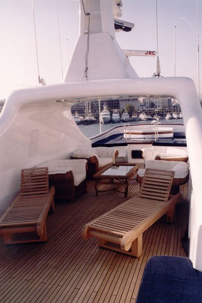 Deck On Yacht WHITE KNIGHT