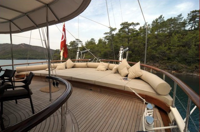 Deck Sitting Aboard Yacht ANNABELLA