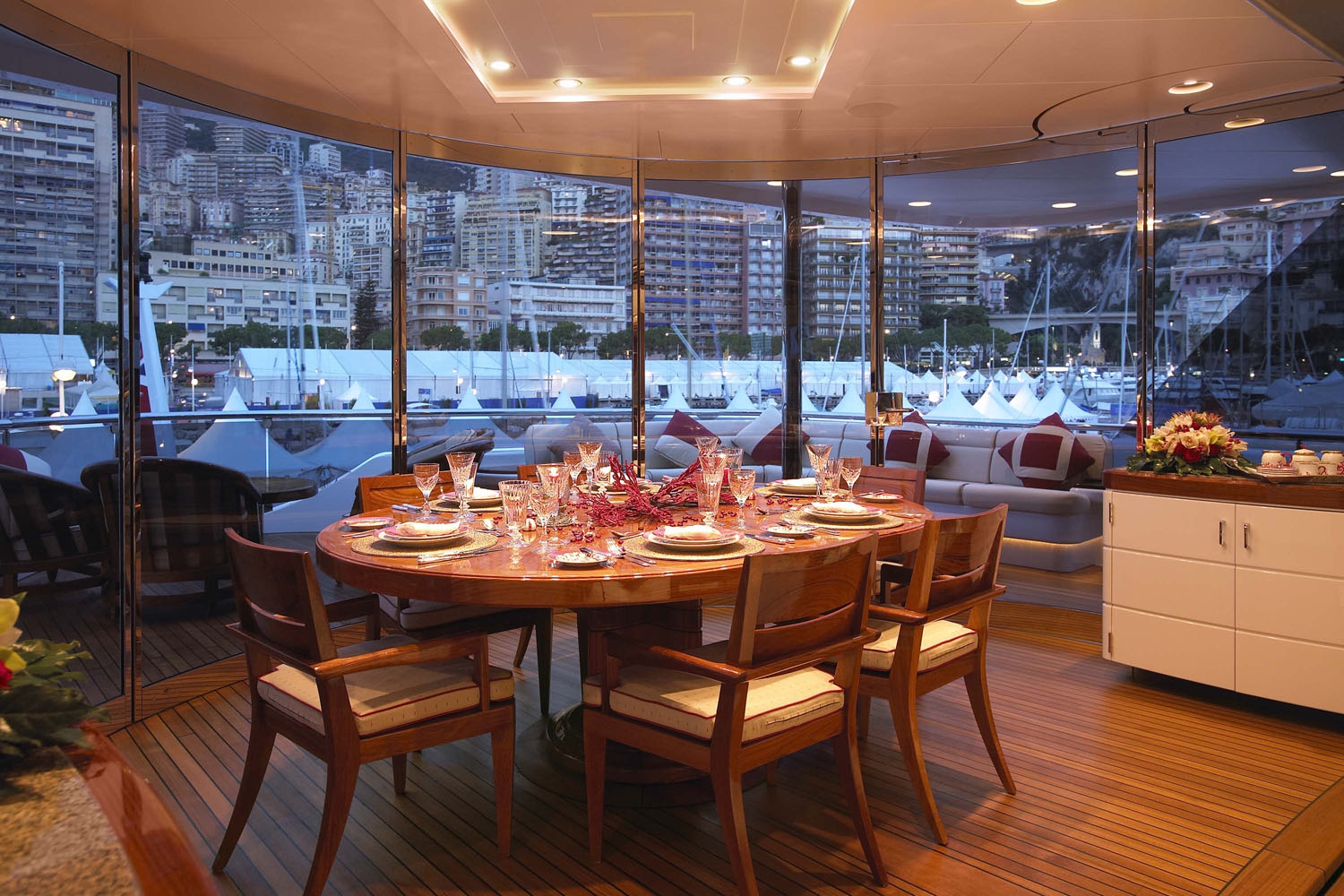 Yacht BLUE MOON By Feadship - Dining Monaco