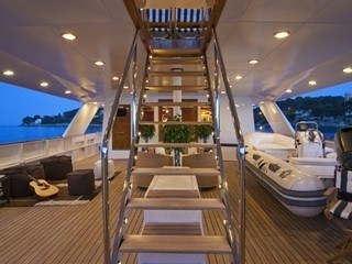 External Stairway On Board Yacht 5 FISHES