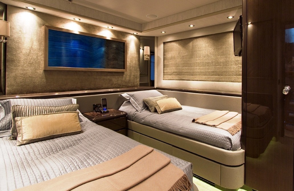 Twin Bed Cabin On Board Yacht STREGA