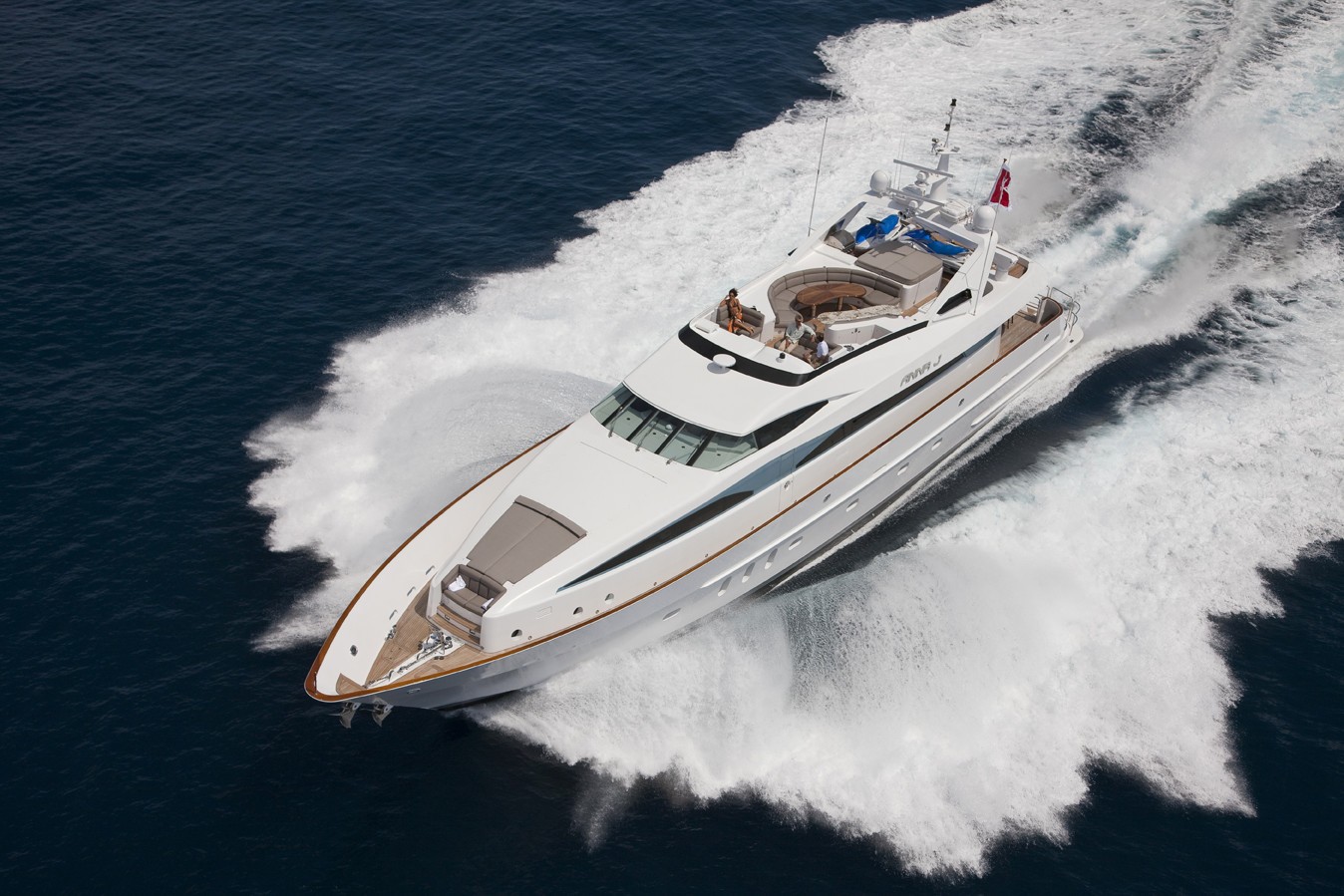 From Above Aspect: Yacht STREGA's Cruising Pictured
