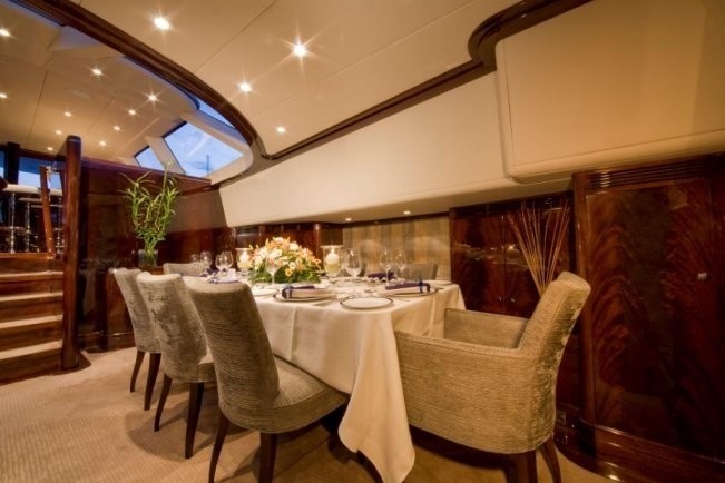 Eating/dining Saloon On Board Yacht LUDYNOSA G