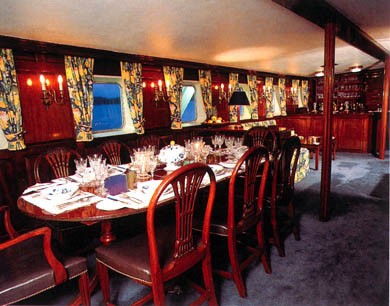 Eating/dining Zone Aboard Yacht GLORIOUS