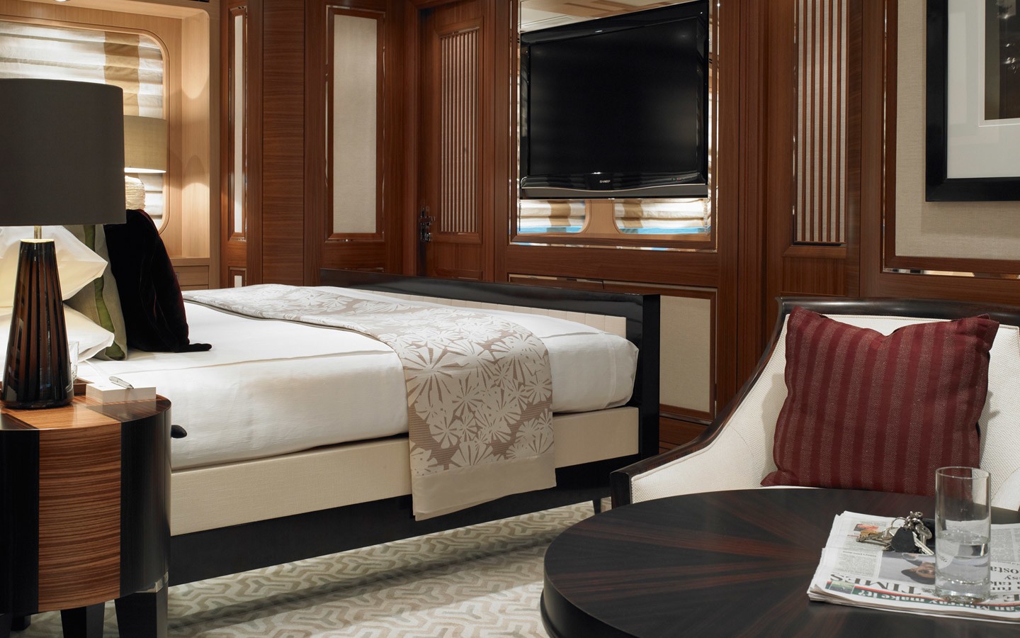 Profile: Yacht KATHLEEN ANNE's Main Master Cabin Pictured