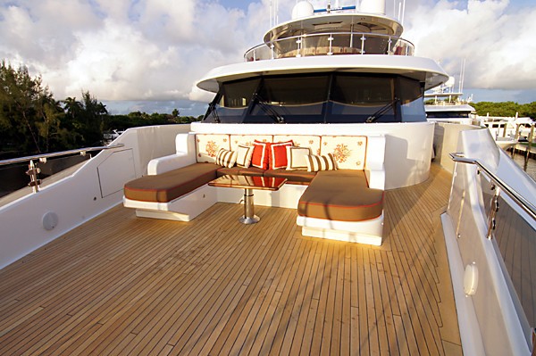 Bridgedeck Deck Aboard Yacht MILK MONEY