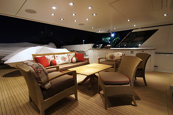 Evening: Yacht MILK MONEY's Sitting Pictured