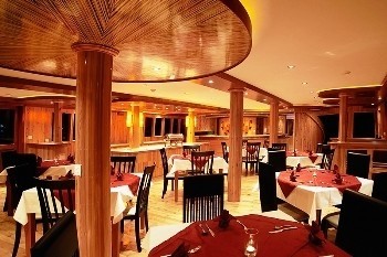 Inside Eating/dining On Board Yacht ORION