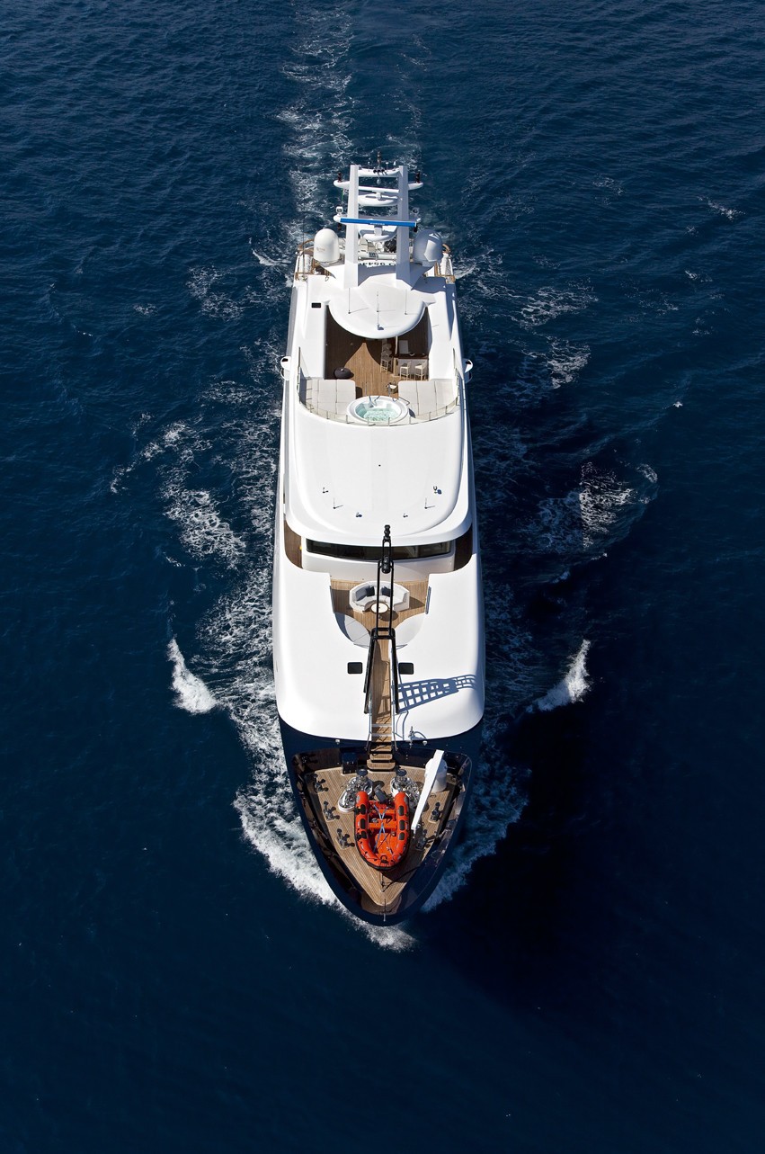 Above: Yacht BARAKA's Cruising Photograph