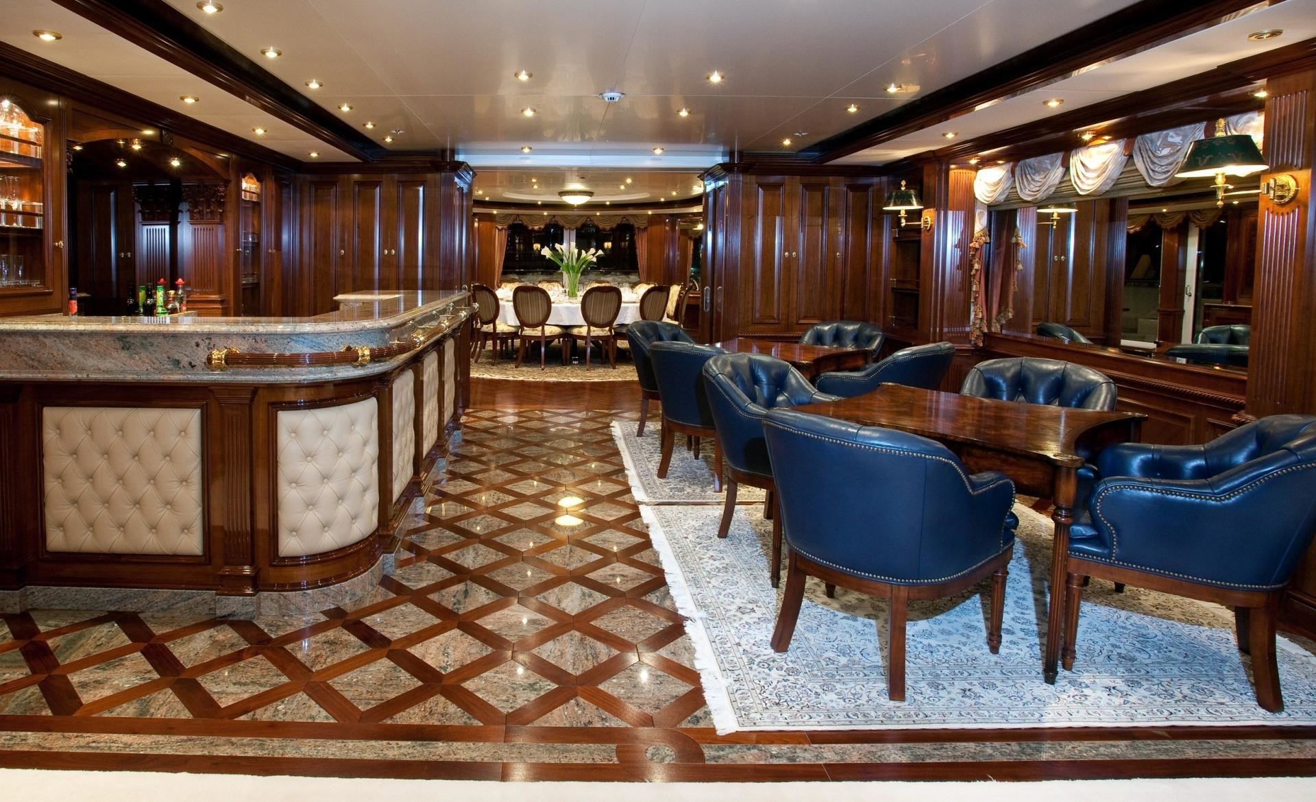 Aspect Into Eating/dining Area On Yacht TITANIA
