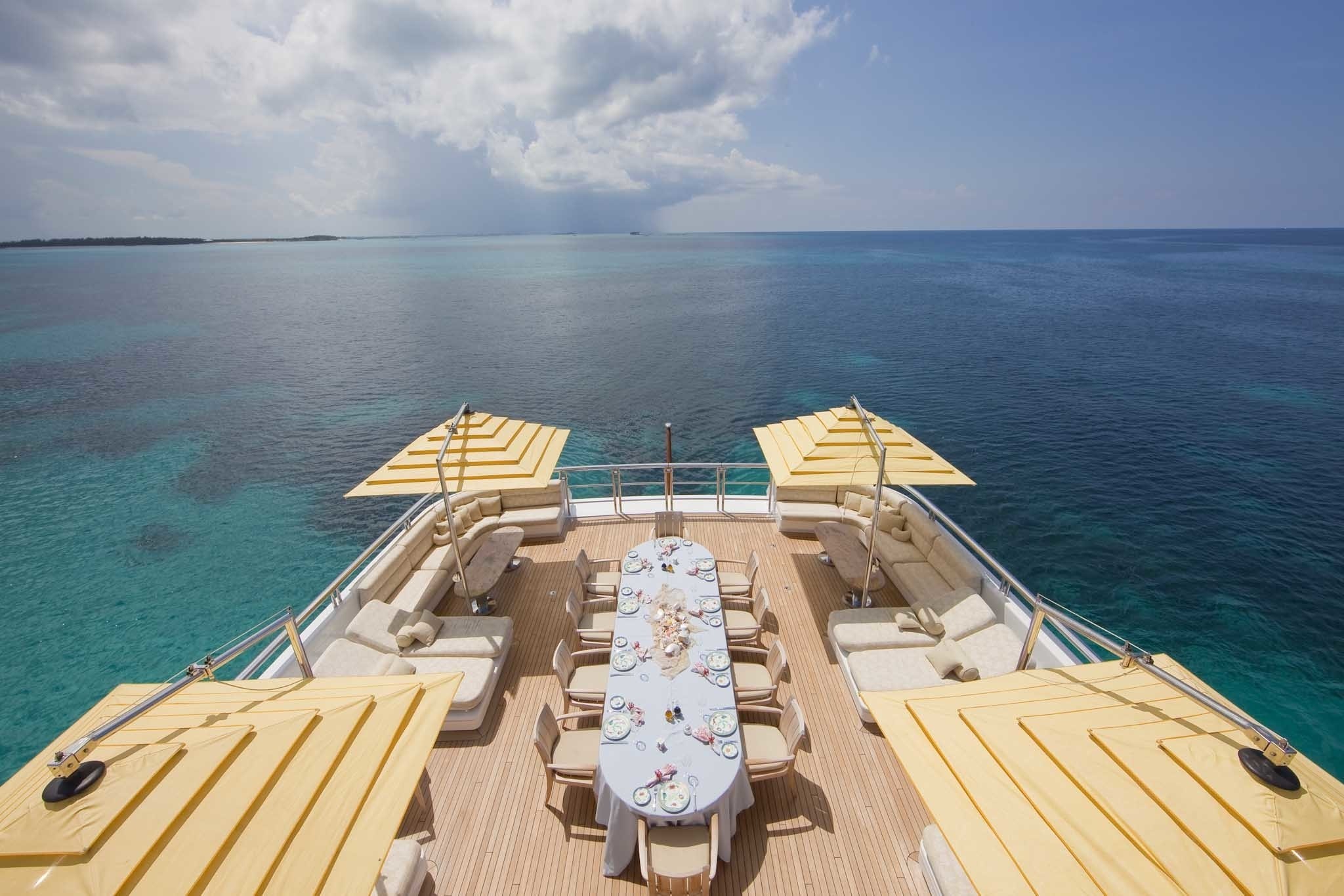 Sun Deck On Yacht TITANIA