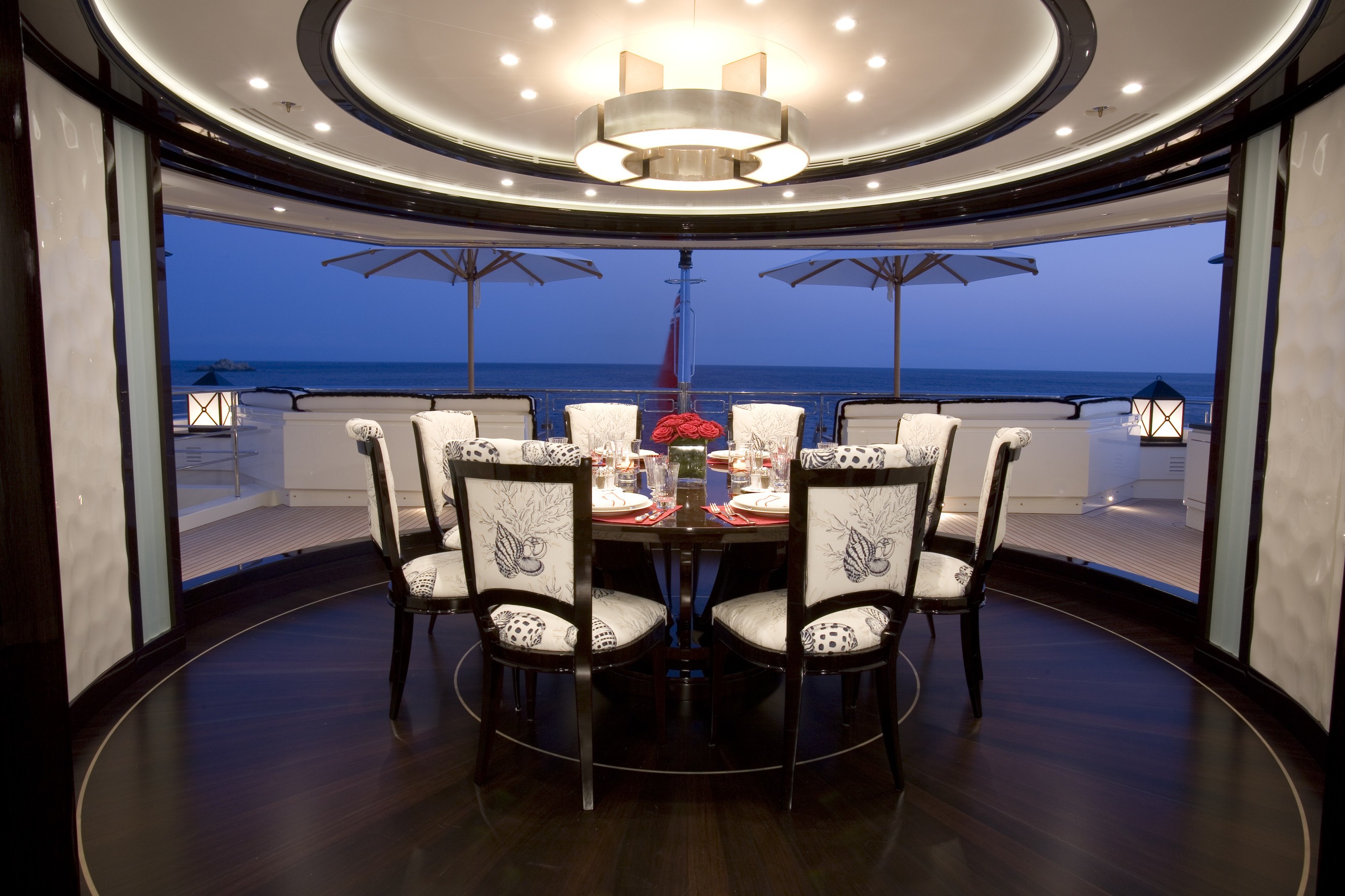 External Eating/dining On Board Yacht ALFA NERO