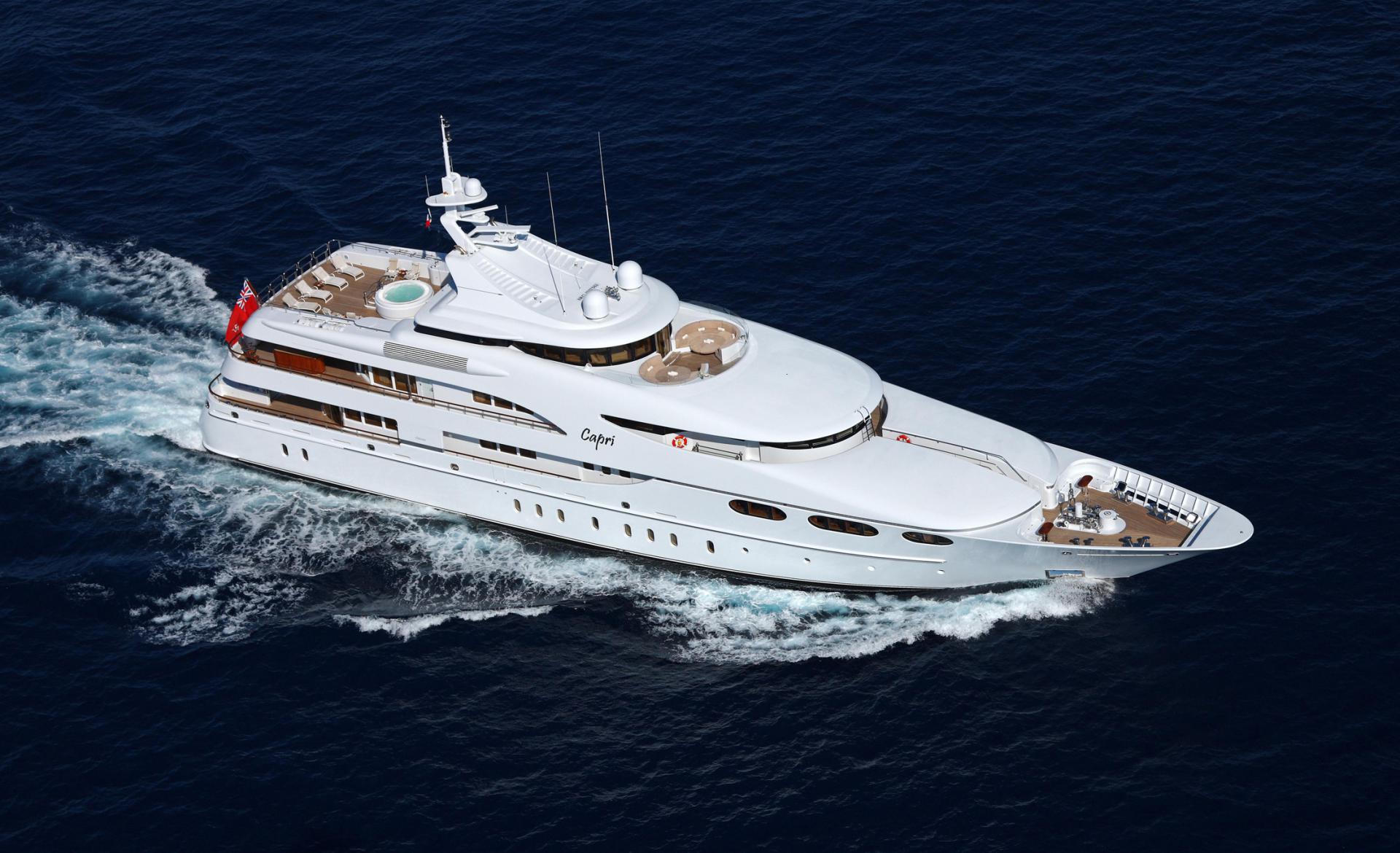 Yacht CAPRI By Lurssen - From The Air