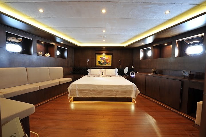 Main Master Cabin On Board Yacht CASA DELL ARTE II