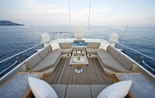 Sunshine Deck Aboard Yacht ESCAPE II