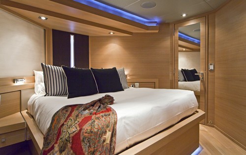Queen Sized VIP Cabin On Board Yacht ESCAPE II