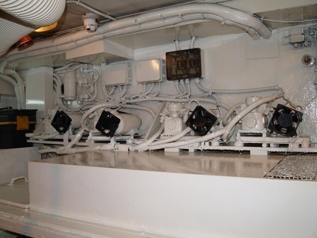 Engine Room Zone On Board Yacht PARADIS