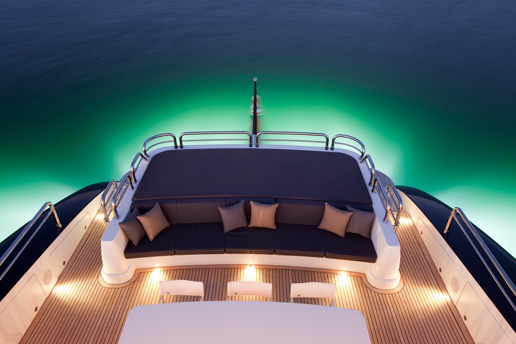 Below The Surface Lighting Aboard Yacht QUANTUM