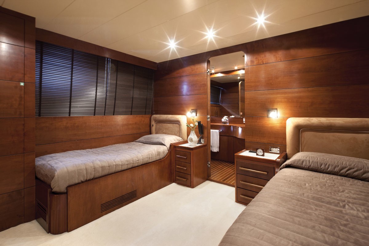 Twin Bed Cabin Aboard Yacht FIORENTE
