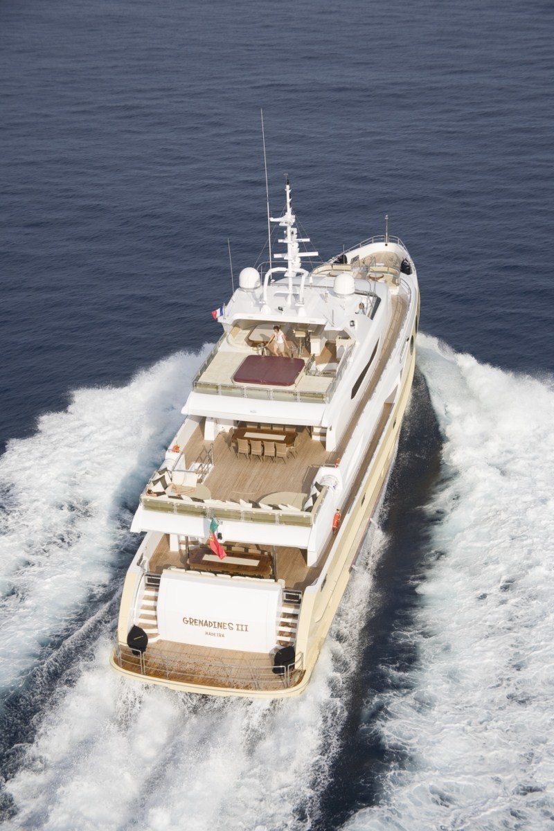From Above: Yacht GRENADINES III's Cruising Captured