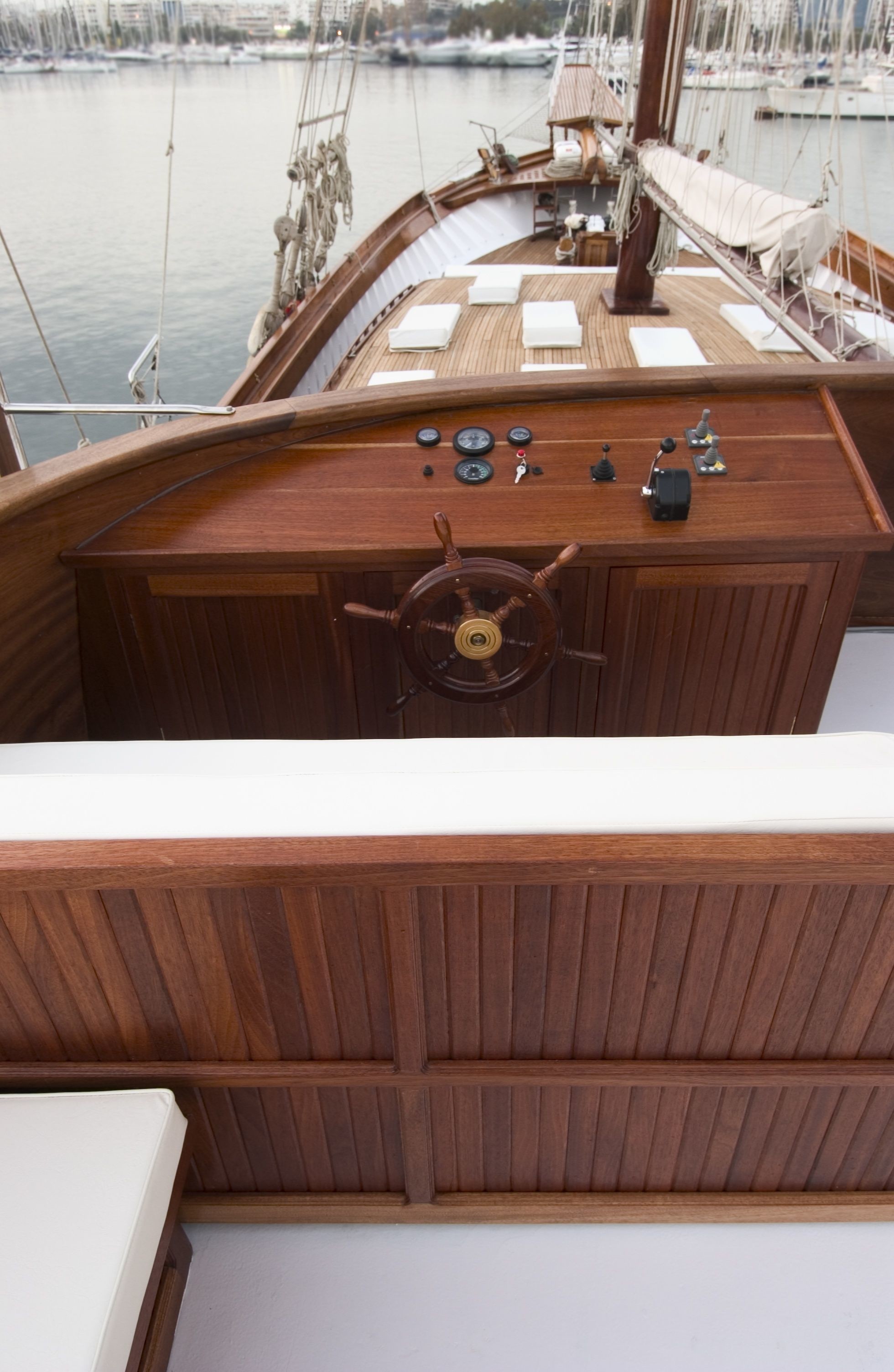 Top Deck On Board Yacht MATINA