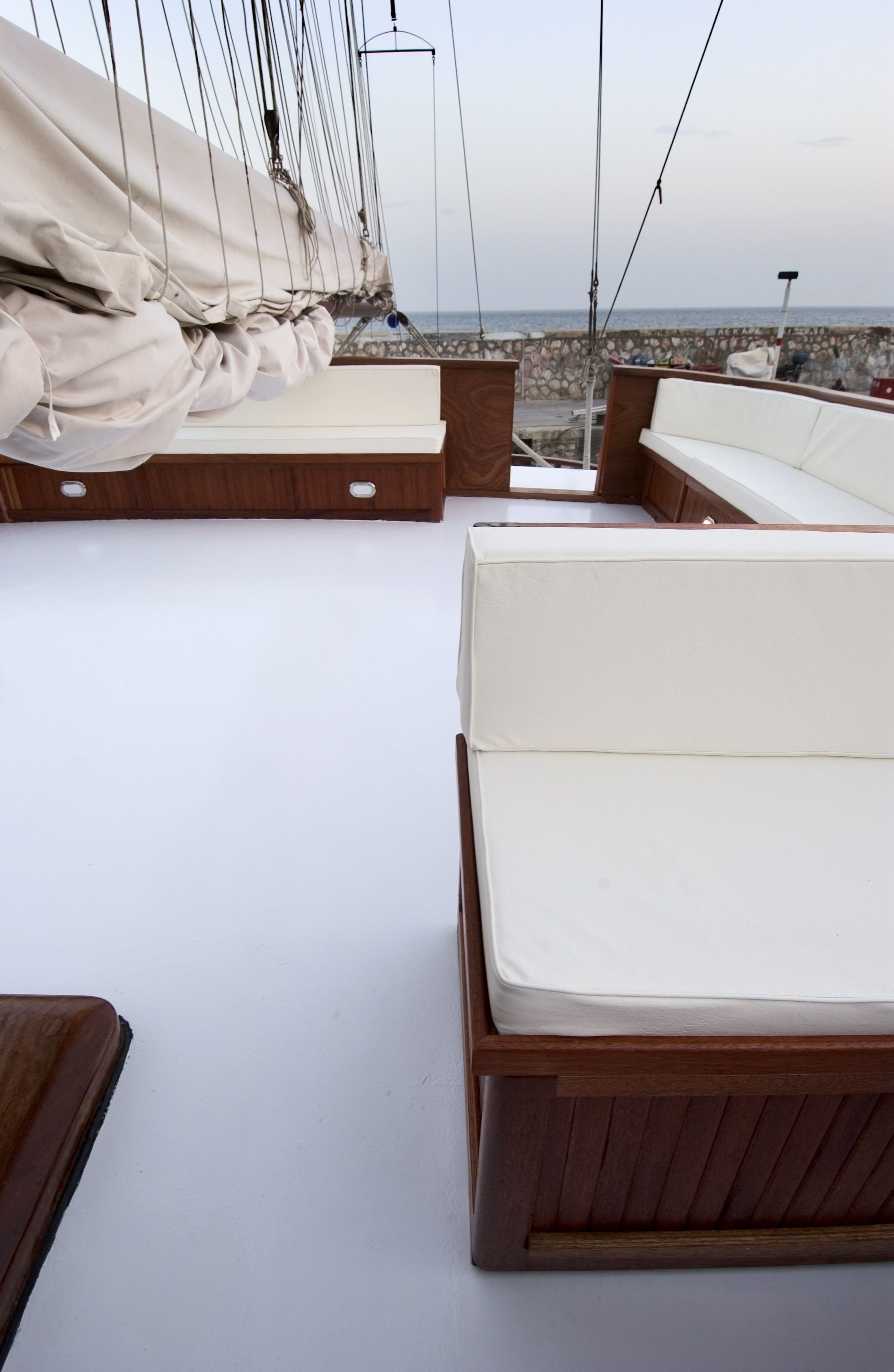 Top Deck On Yacht MATINA