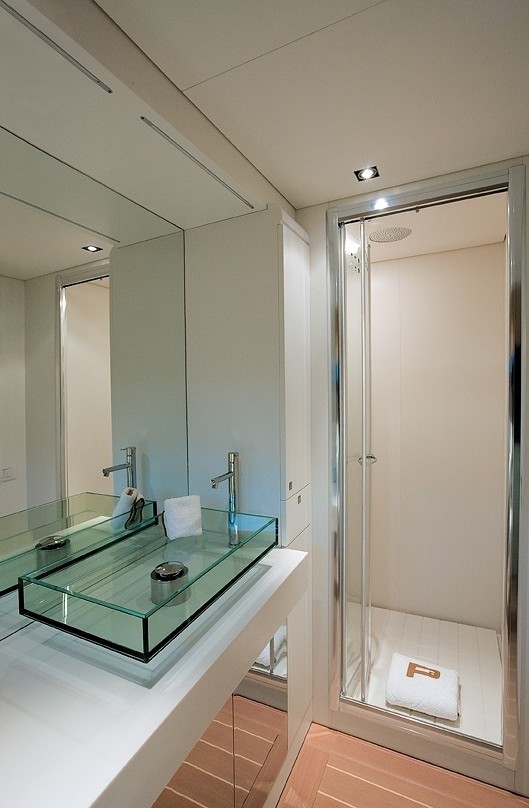 Showering Area Aboard Yacht P2