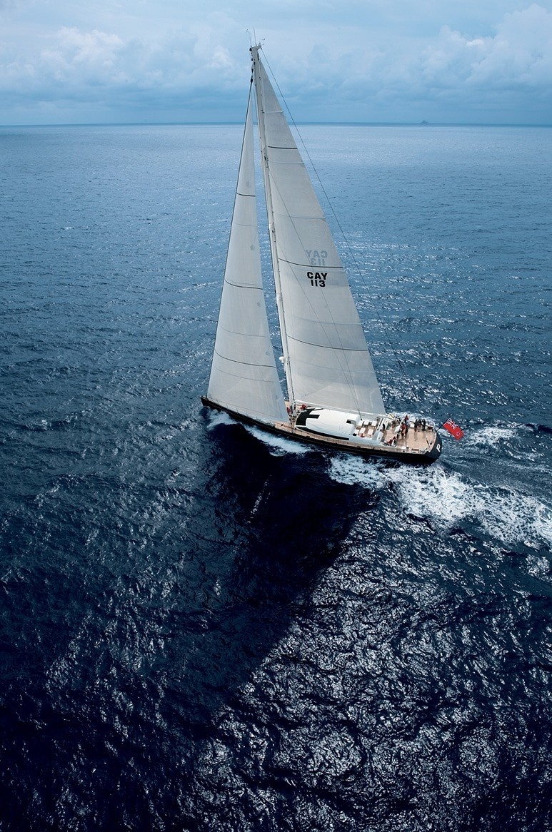 From Above Aspect: Yacht P2's Cruising Image