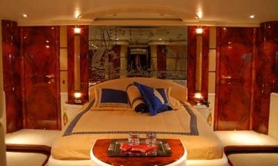 Main Master Bedroom Aboard Yacht HULYA