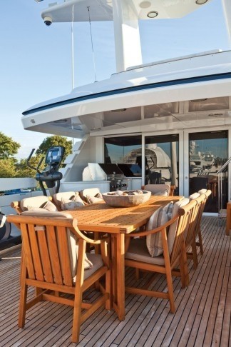External Eating/dining On Board Yacht SEA DREAMS